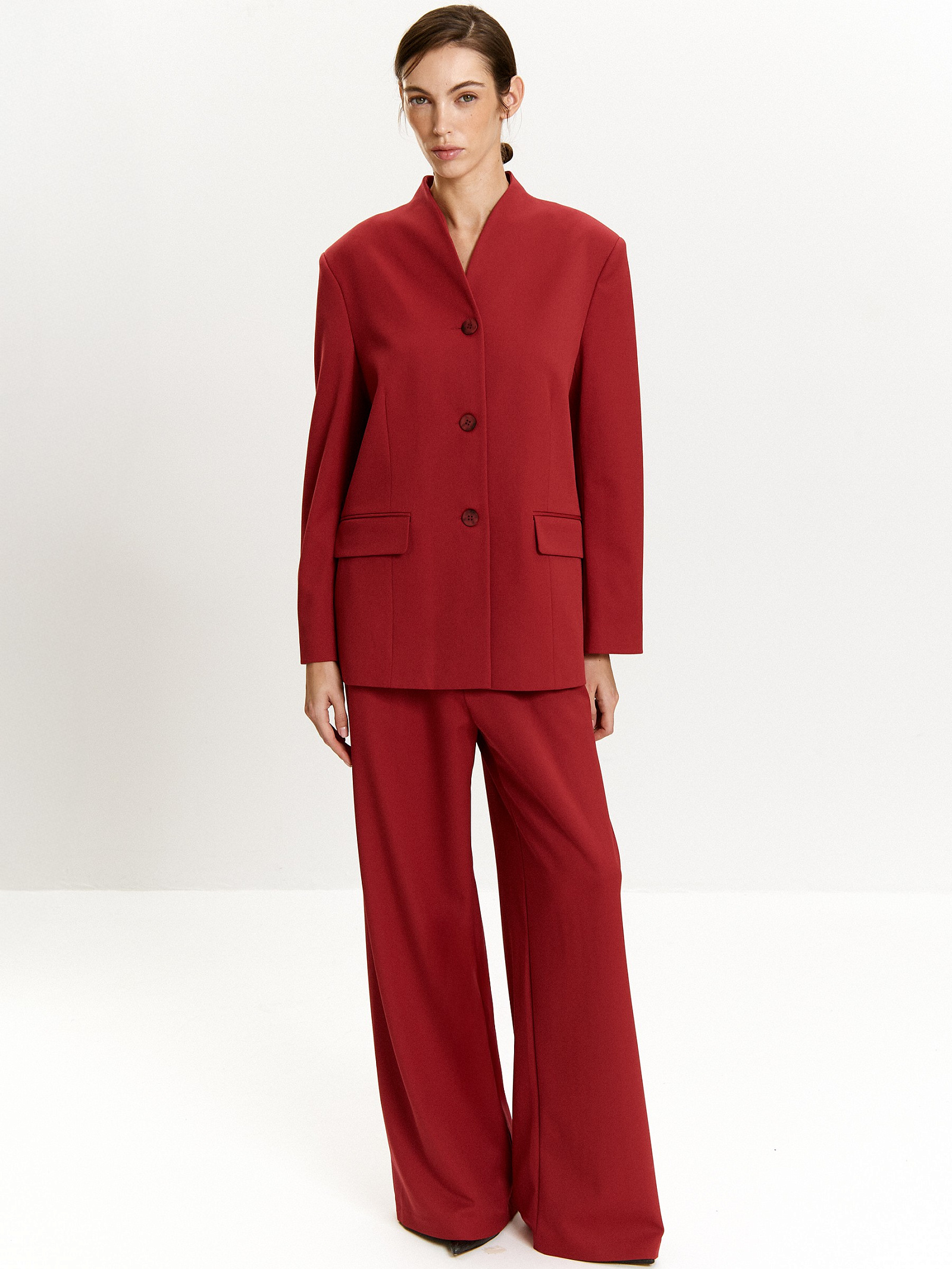 Брюки широкого кроя